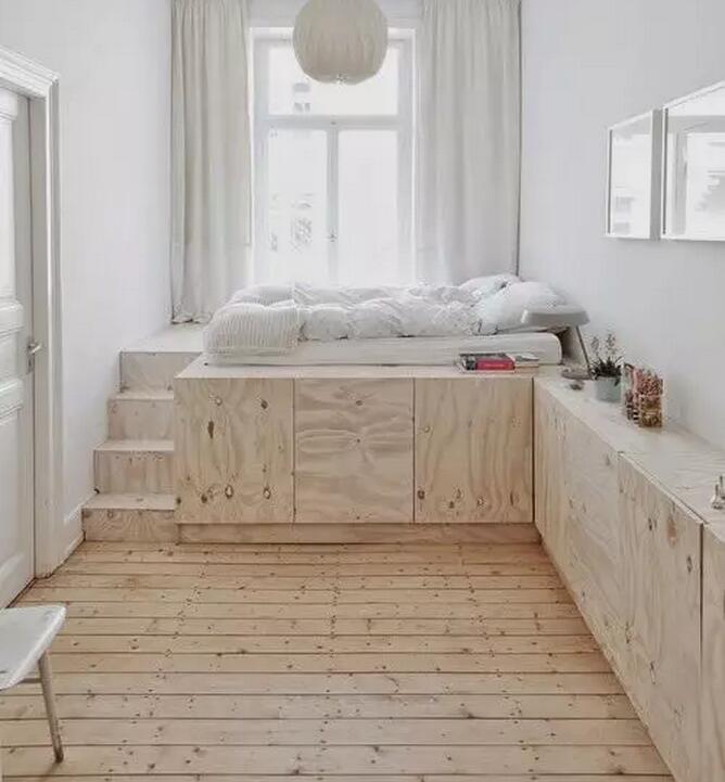 【天津装修】卧室这样装，衣柜和床的完美CP